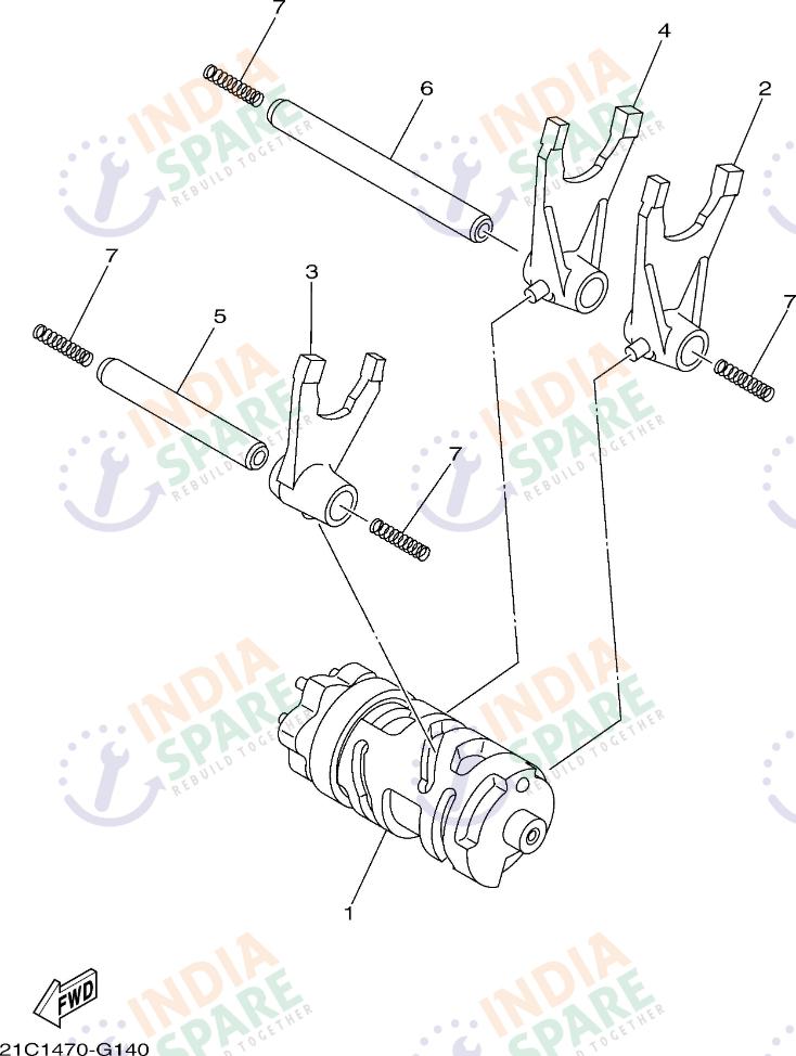 SHIFT CAM FORK